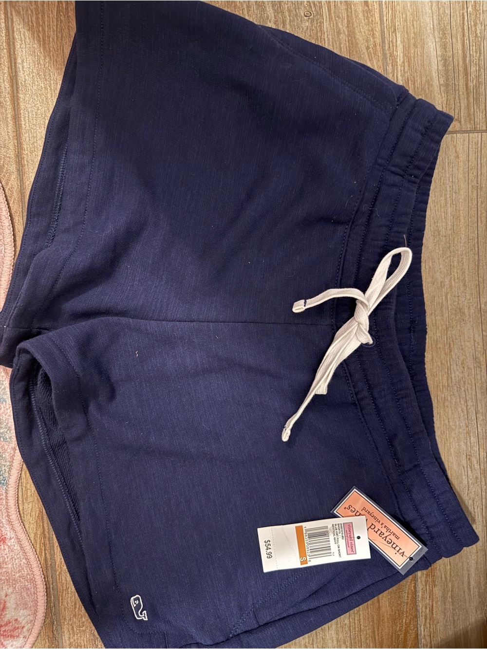 Vineyard Vines Navy Shorts with White Whale Logo